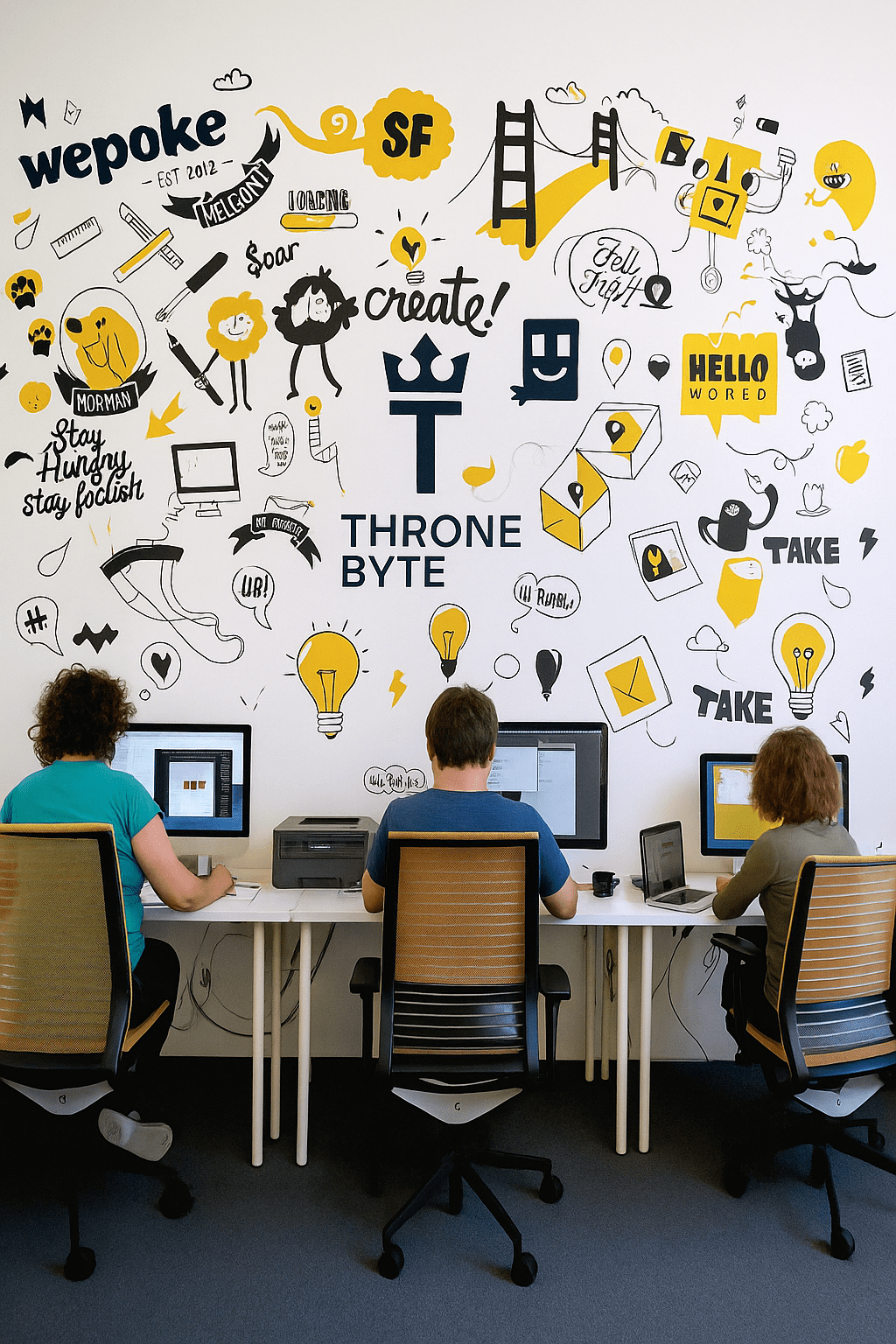 Engineer with component